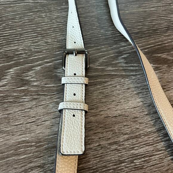 Rebecca Minkoff Isobel Tassel Saddle Bag Gray Leather Crossbody Shoulder VGUC - Picture 13 of 16